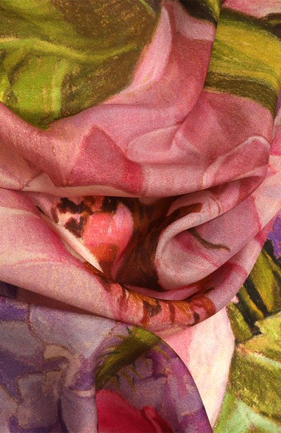 Шелковая шаль букет GOURJI, арт. 91123837/5562108, фото 3