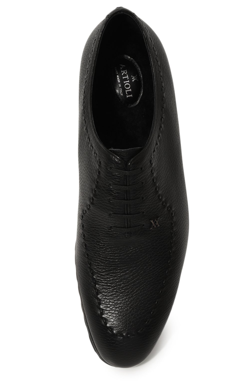 Кожаные оксфорды ARTIOLI, арт. 06S404/ALCE CALF/BABY LAMB 119G, фото 6