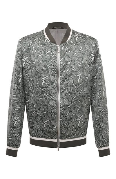 Мужской шелковый бомбер ZILLI, арт. 0B0M00M0600VZCB00