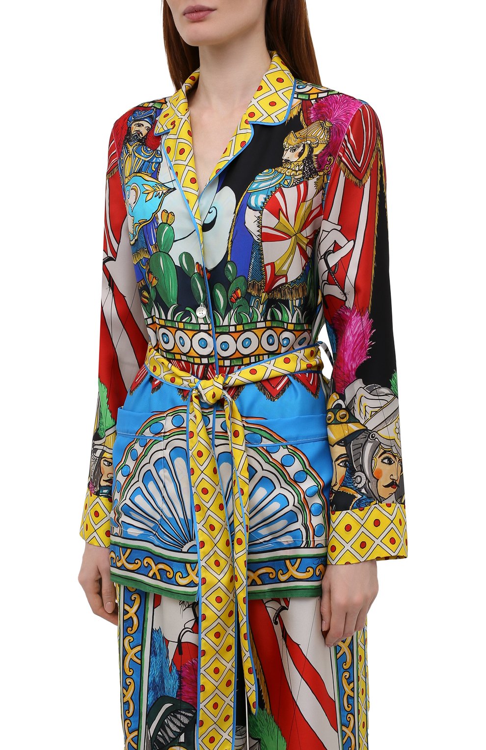 Шелковая рубашка DOLCE & GABBANA, арт. F5N53T/GDS12, фото 3