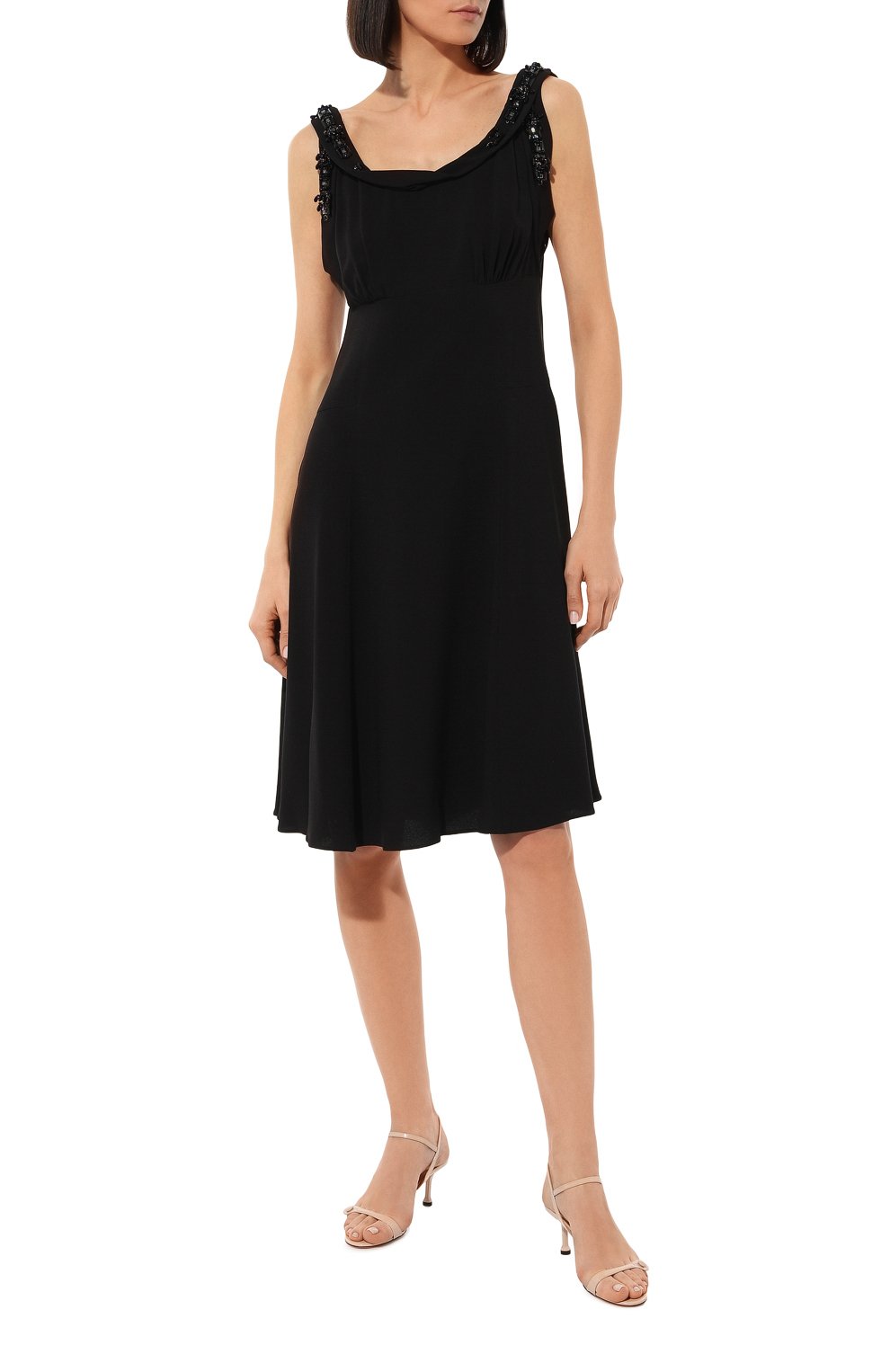 Платье с отделкой стразами PRADA, арт. P32T3R-1K0M-F0002-161, фото 2