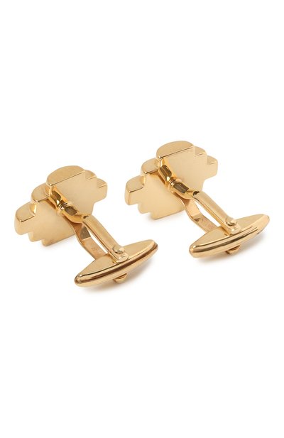 Запонки LANVIN золотого цвета по цене 26800 руб., арт. 9842/9, фото 2 Запонки LANVIN, арт. 9842/9, фото 2