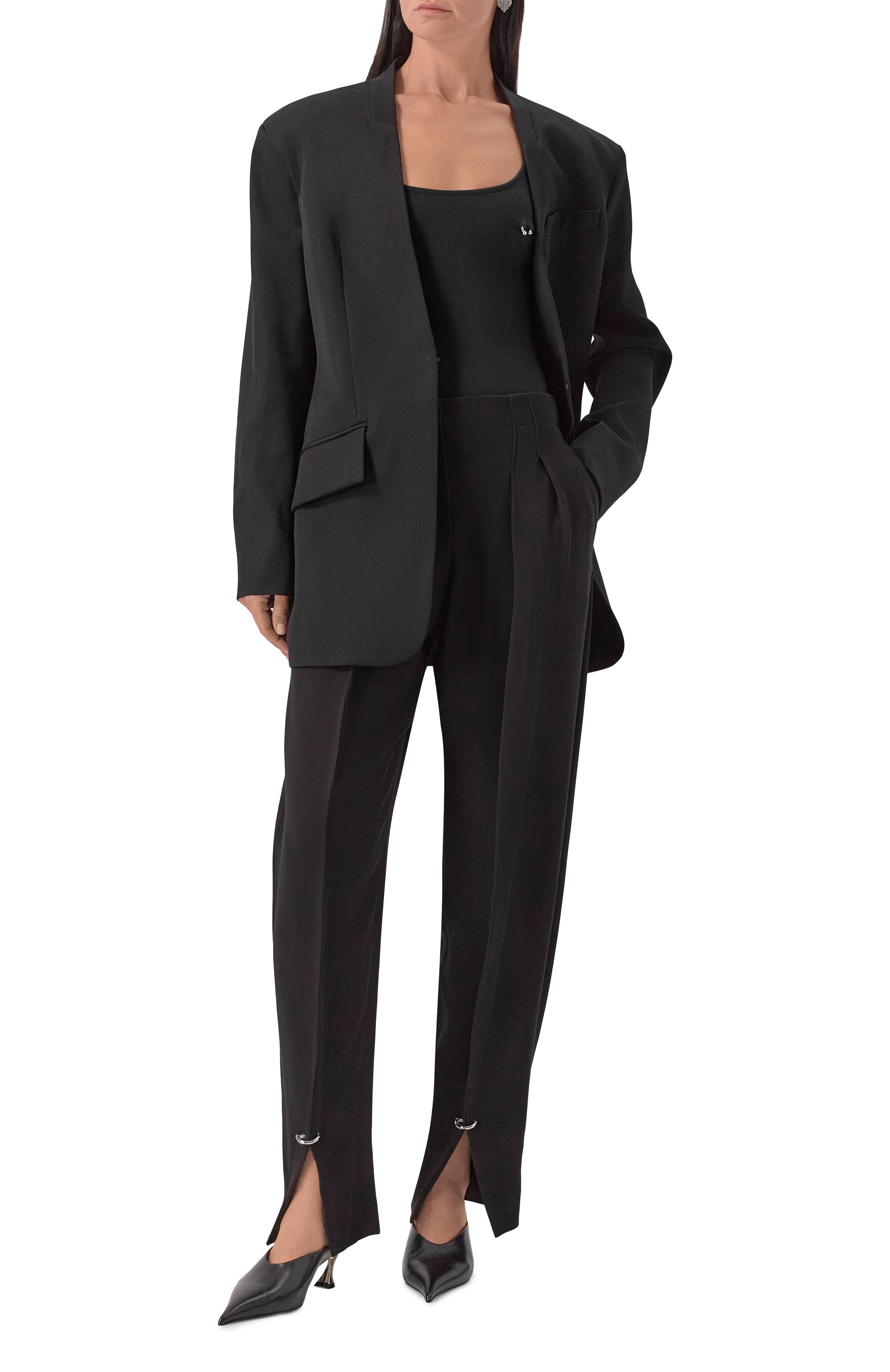 Шерстяной жакет THE ATTICO, арт. 251WCG00087/WWW065AA, фото 2