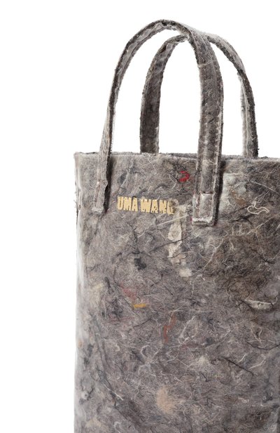 Сумка UMA WANG серого цвета по цене 46350 руб., арт. UB0060, фото 3 Сумка UMA WANG, арт. UB0060, фото 3