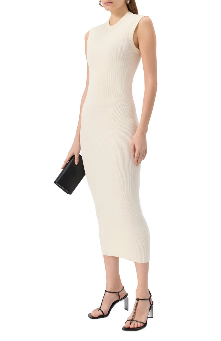 Женские кожаные босоножки JIL SANDER черного цвета, арт. J15WP0158-P4864 | Фото 2 (Каблук высота: Высокий; Материал внешний: Натуральная кожа; Материал внутренний: Натуральная кожа; Подошва: Плоская; Каблук тип: Фигурный; Автоматизация состава: Проставлено; Автоматизация ТО: Проставлено)