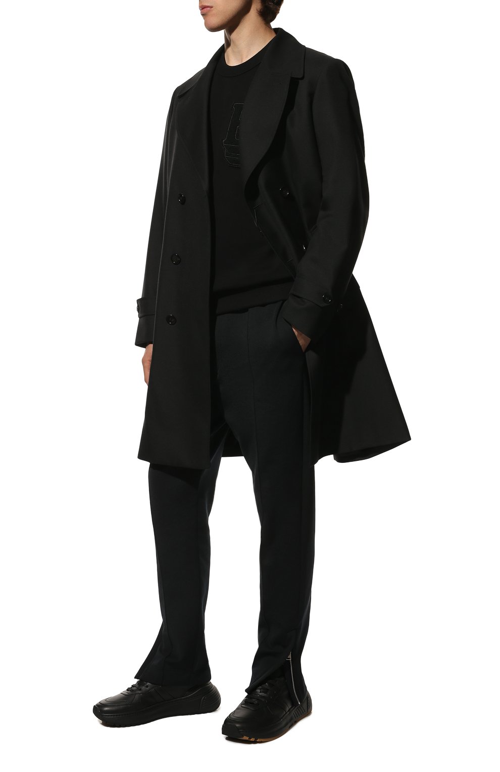 Кожаные кроссовки BOTTEGA VENETA, арт. 565646/VT040, фото 2