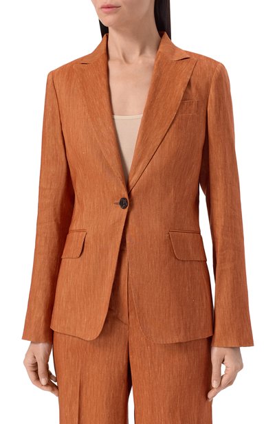 Жакет изо льна и шерсти KITON, арт. D15510K0919E03, фото 3