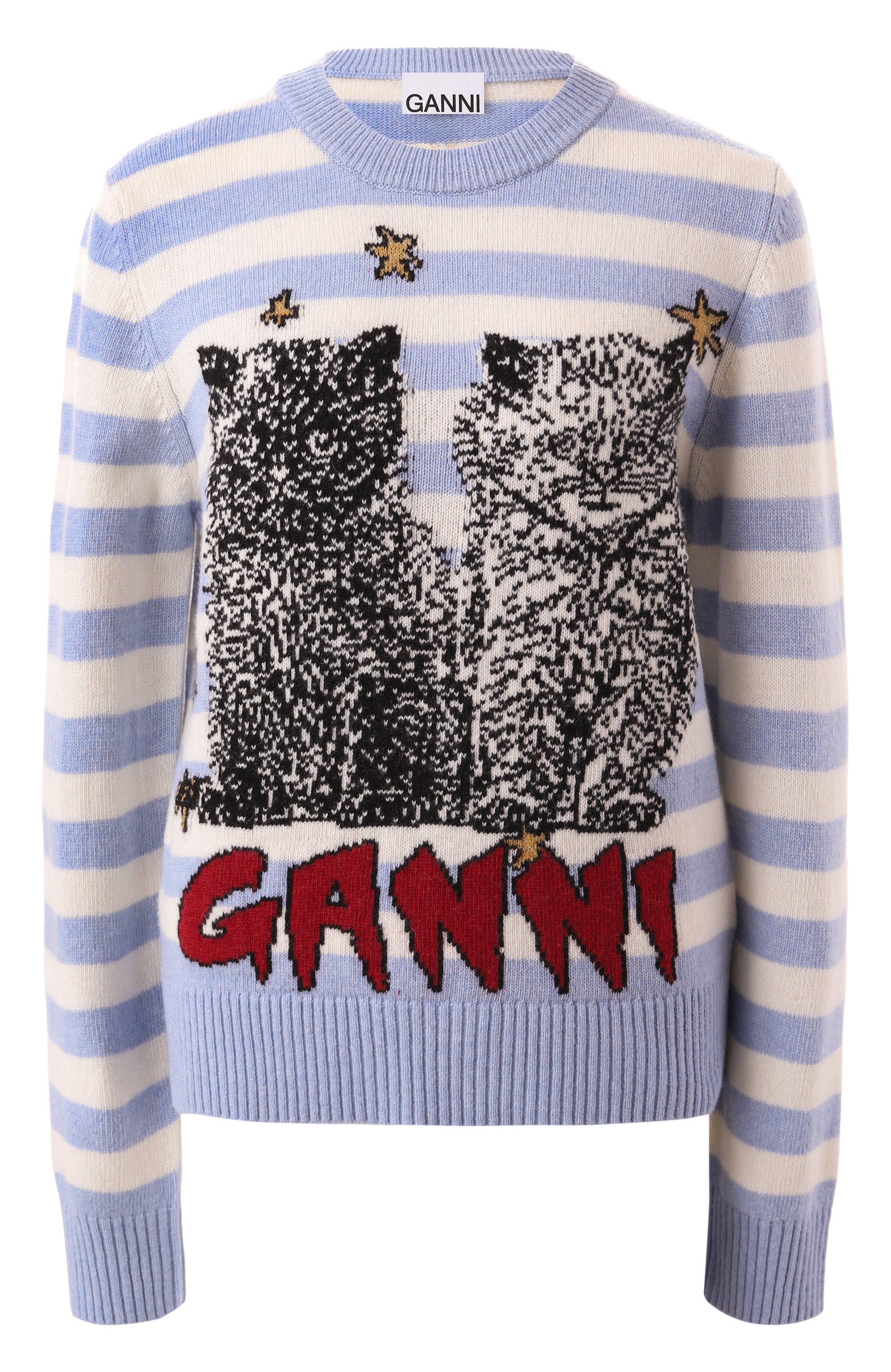 Шерстяной пуловер GANNI, арт. K2369/2678, фото 1