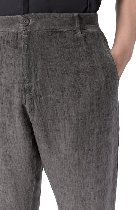 Льняные брюки Never Enough 2B5M047-060/MPA011 Серый  2B5M047-060/MPA011 Фото 5