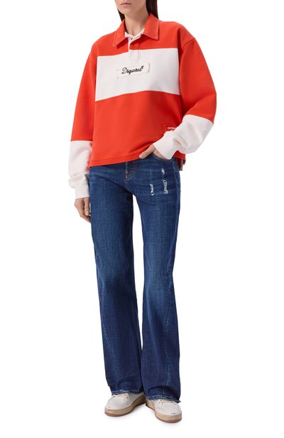 Хлопковое поло DSQUARED2, арт. S75GU0632/D25028, фото 2