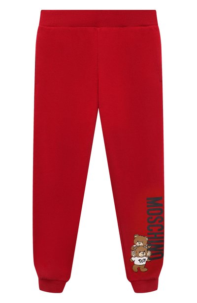 Хлопковые джоггеры MOSCHINO, арт. HUP084/LCA14/4-8