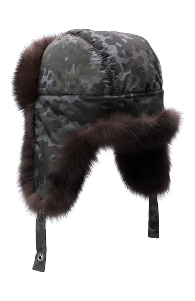 Шапка-ушанка с мехом соболя BLACK SABLE, арт. BS-005AF3, фото 3