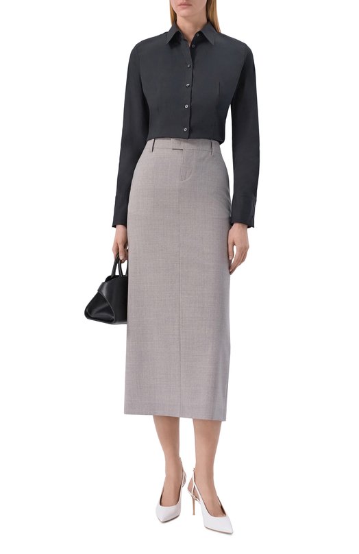 Хлопковая рубашка HUGO 50554568 Чёрный  50554568 Фото 2