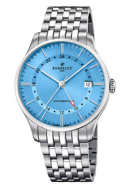 Мужские часы weekend gmt ice blue PERRELET, арт. A1304/9