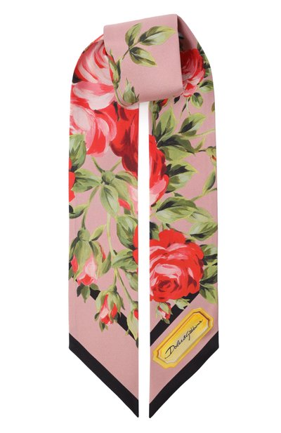 Женский шелковый шарф-твилли DOLCE & GABBANA, арт. FS215A/GDDPM