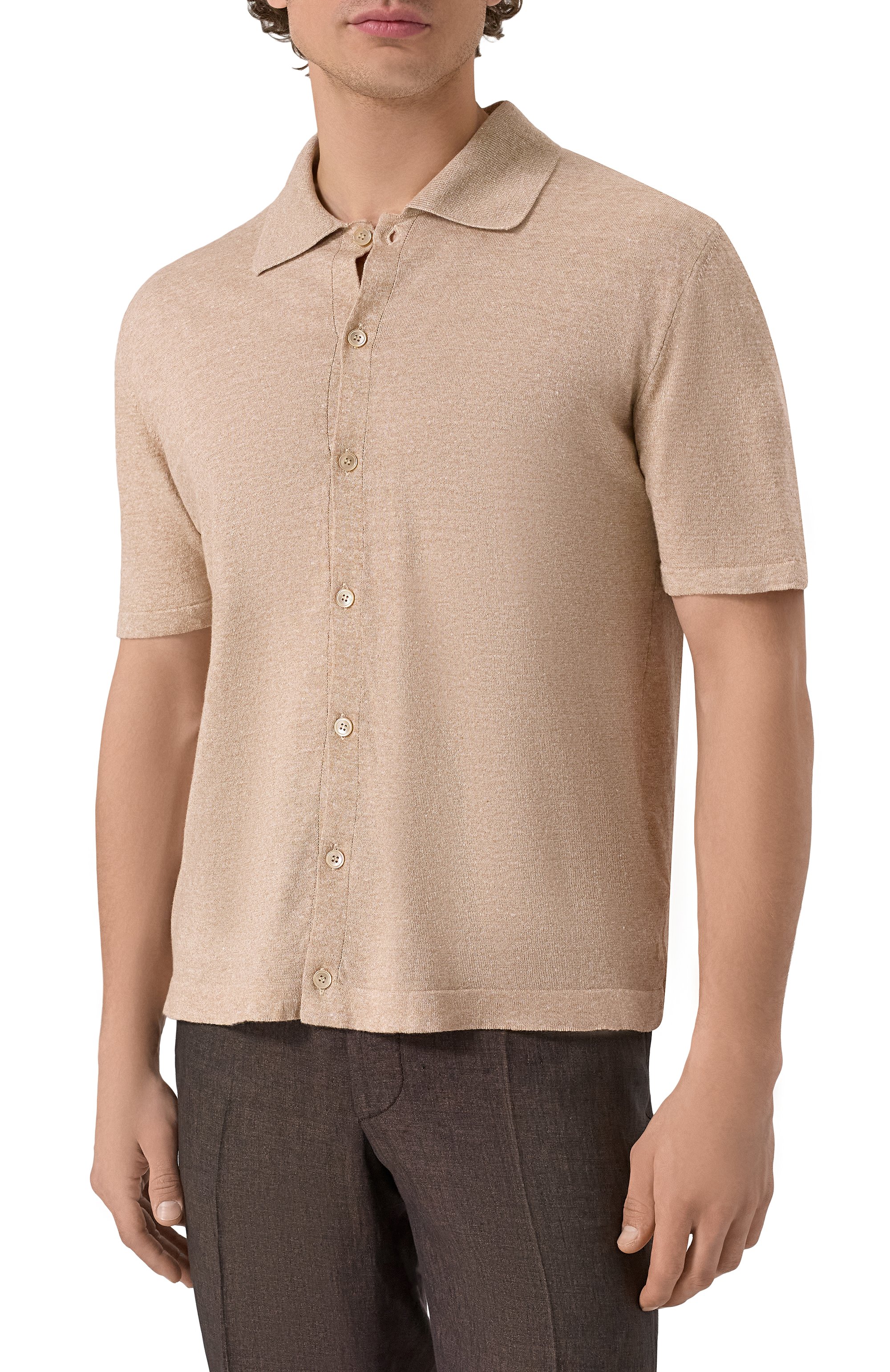 Рубашка изо льна и хлопка DANIELE FIESOLI, арт. DF5272, фото 3