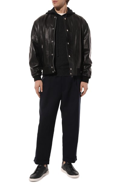 Кожаные кеды triple stitch ZEGNA, арт. S4667Z-LHCVO, фото 2