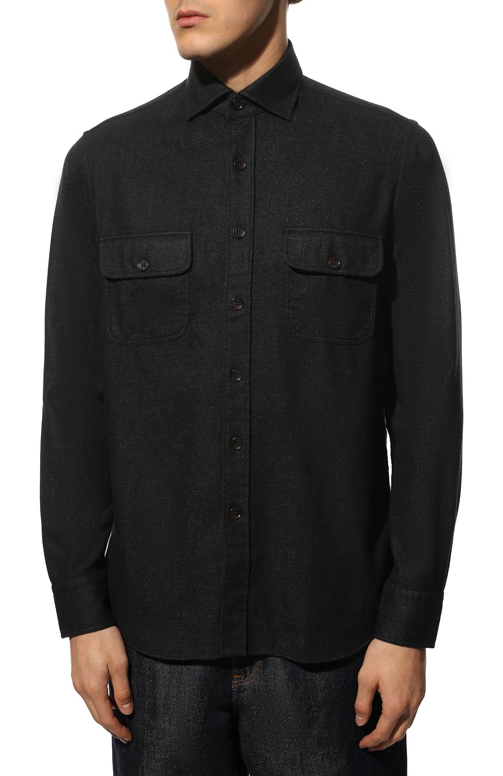 Шерстяная рубашка ANDREA CAMPAGNA, арт. NEW JACKET/C9T4, фото 3