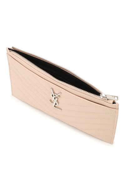 Кожаный футляр для документов SAINT LAURENT светло-розового цвета по цене 44950 руб., арт. 504922/B0W02, фото 3 Кожаный футляр для документов SAINT LAURENT, арт. 504922/B0W02, фото 3