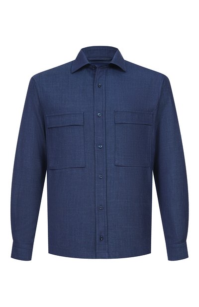 Мужская рубашка из шерсти и шелка PAUL&SHARK, арт. 26413318