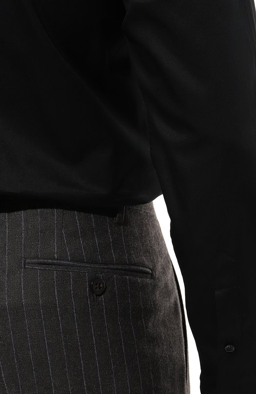 Хлопковая рубашка Giorgio Armani GM000469/TE11189 Синий  GM000469/TE11189 Фото 5