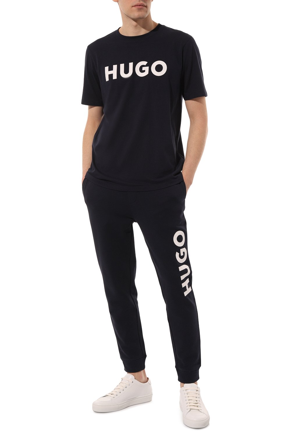 Хлопковая футболка HUGO, арт. 50467556, фото 2