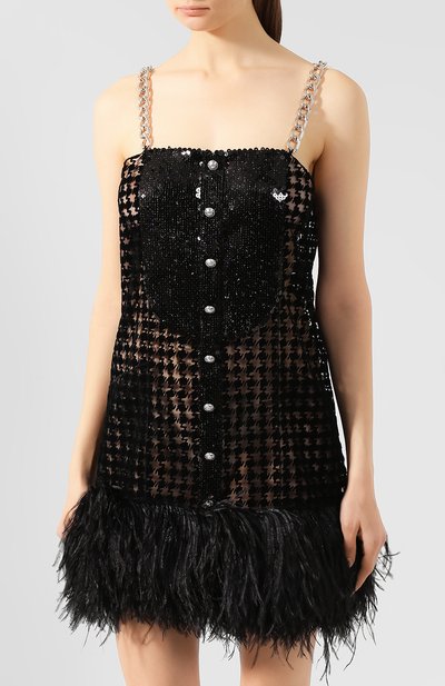 Платье из вискозы BALMAIN, арт. SF06411/V083, фото 3