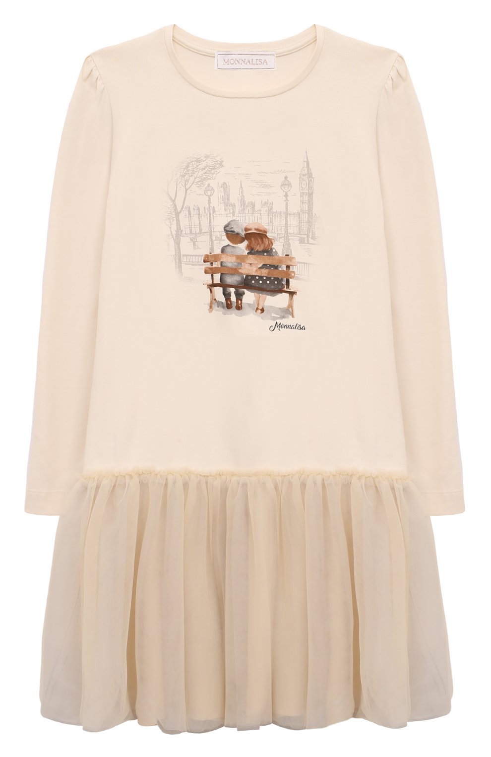 Хлопковое платье MONNALISA, арт. 11D906RU, фото 1
