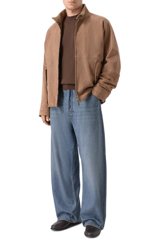 Хлопковый джемпер Laneus S6LAMAKE018 Коричневый  S6LAMAKE018 Фото 2