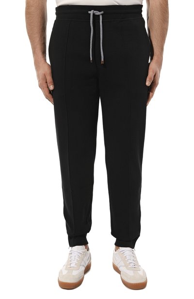 Хлопковые джоггеры BRUNELLO CUCINELLI, арт. M0T353263G, фото 3