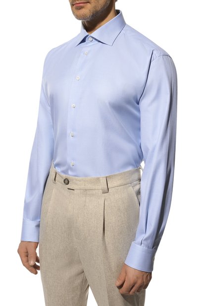 Хлопковая сорочка BRIONI, арт. RCL40U/P104B, фото 3