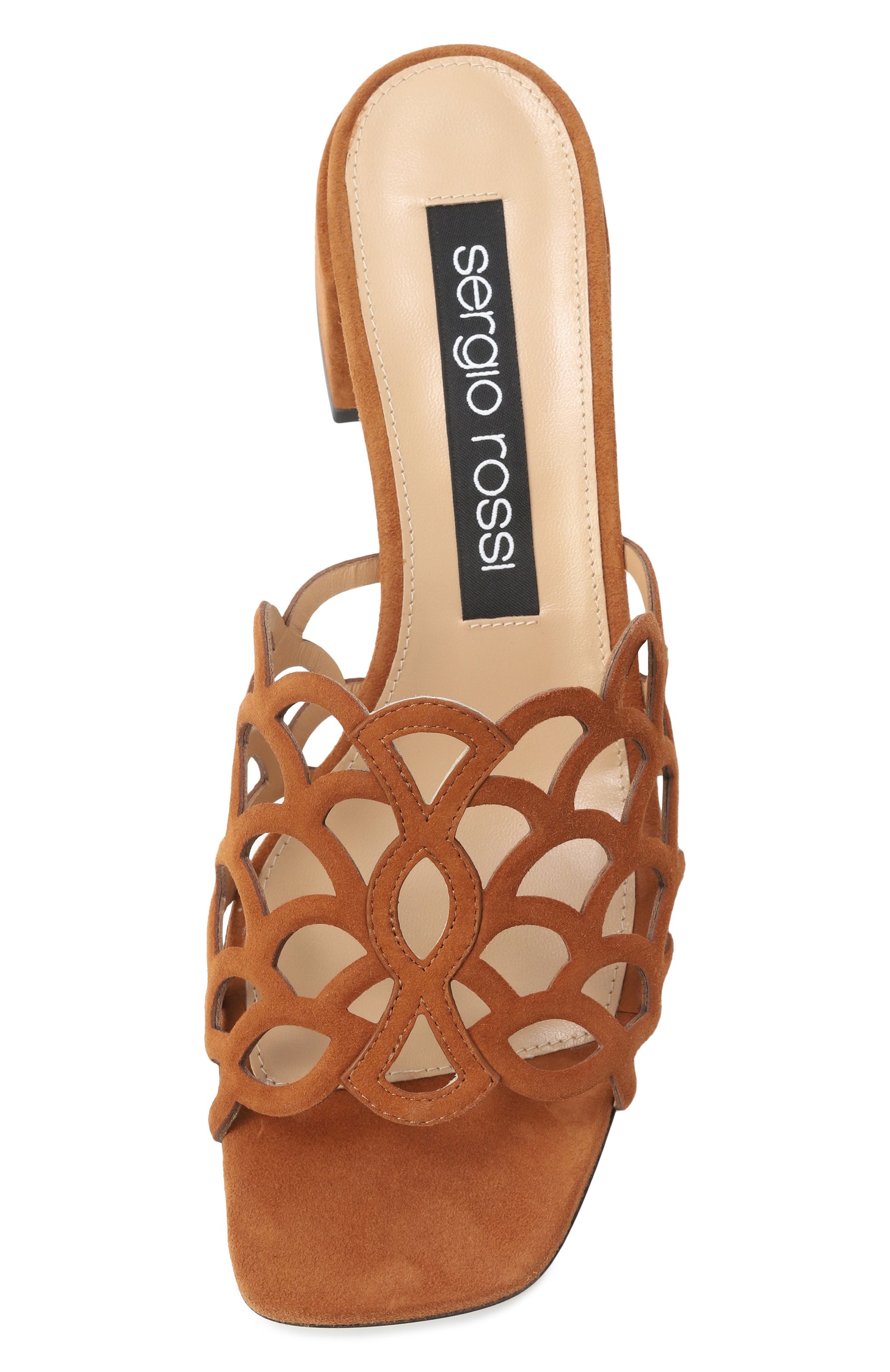 Замшевые мюли sr mermaid 45 SERGIO ROSSI, арт. B07160/MCAZ01, фото 6