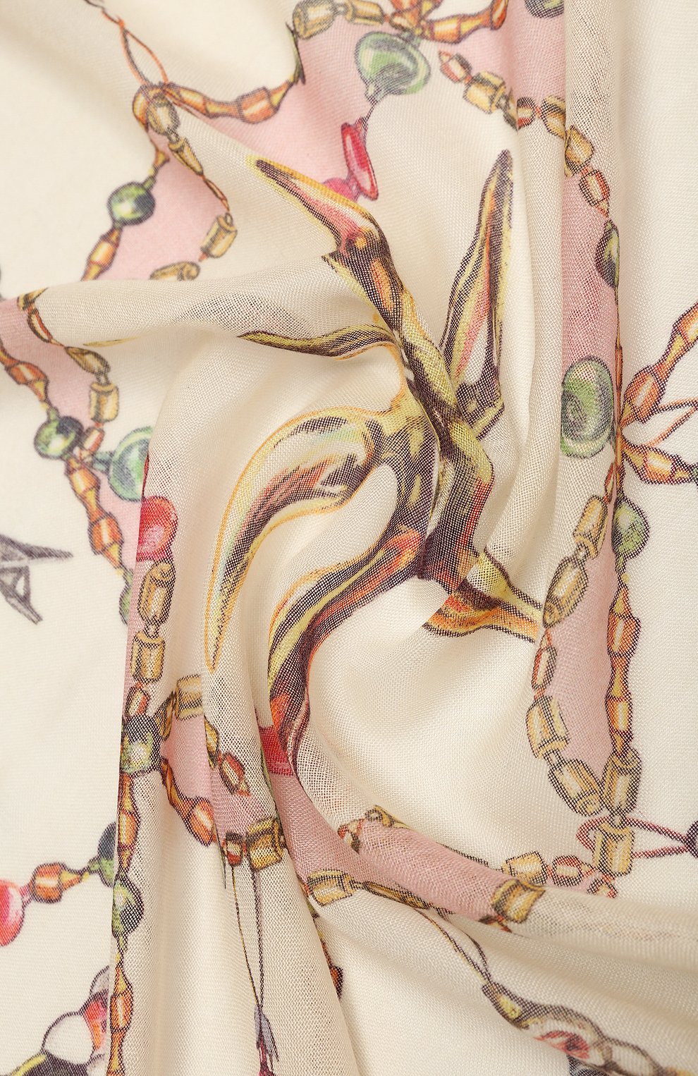 Кашемировый платок новогодний GOURJI, арт. T23XMST8RPK, фото 3