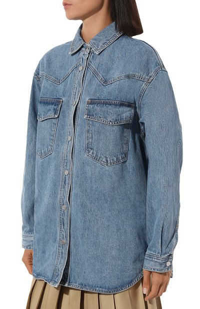 Джинсовая куртка SLVRLAKE, арт. WS0S707S KLTM/WESTERN 0VERSHIRT, фото 3