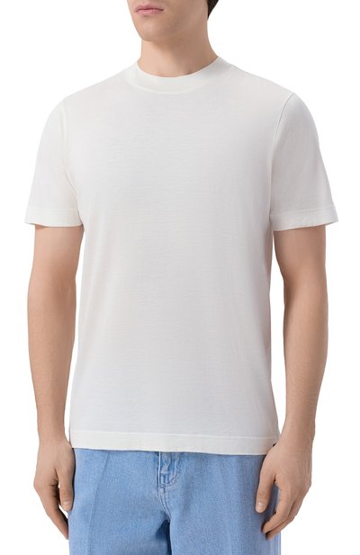 Футболка из шелка и хлопка GRAN SASSO, арт. 60131/78404, фото 3