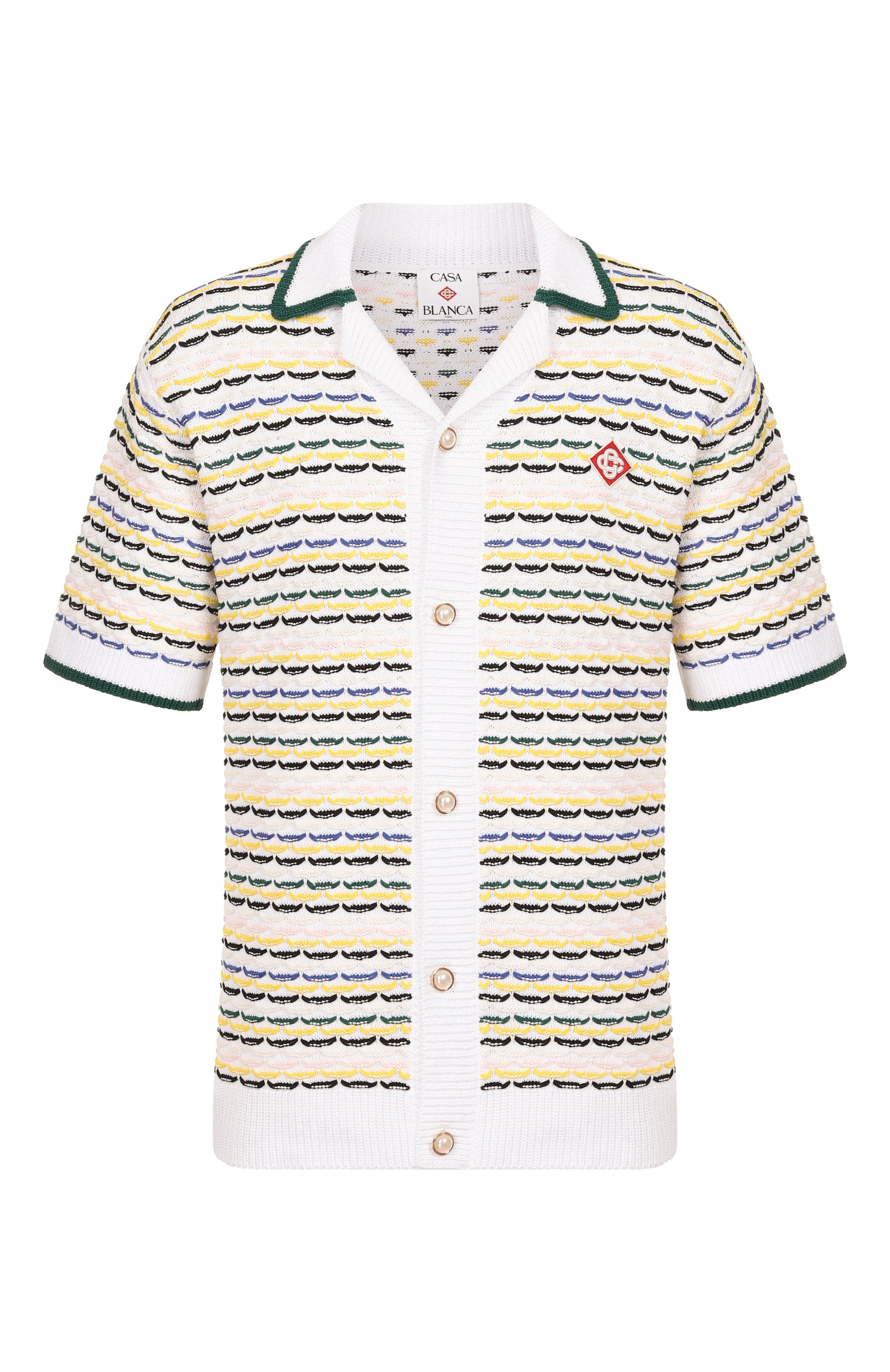 Хлопковая рубашка CASABLANCA, арт. M-SP26-KW-1209-01, фото 1