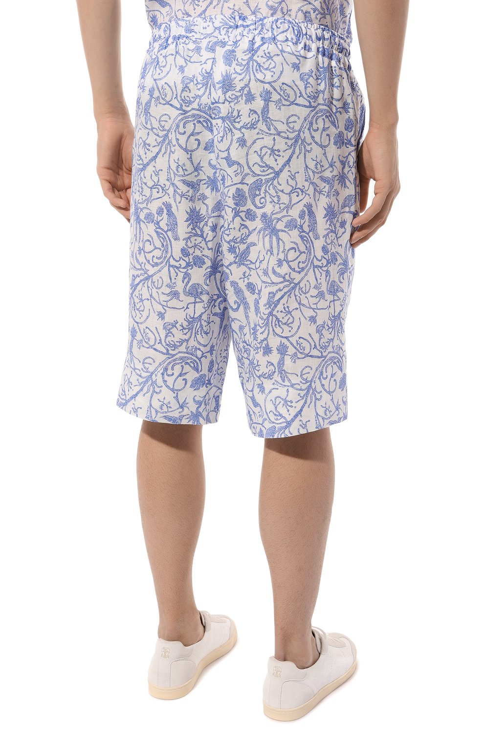 Льняные шорты KITON, арт. UPN005H08902, фото 4