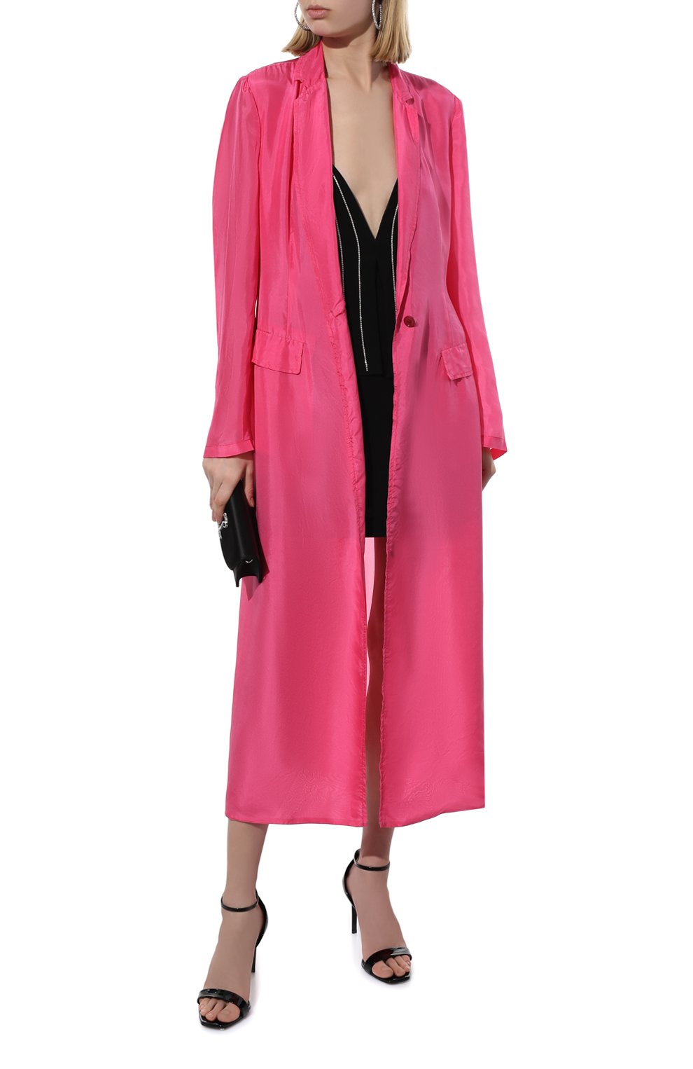 Шелковый плащ DRIES VAN NOTEN, арт. 221-030446-4170, фото 2