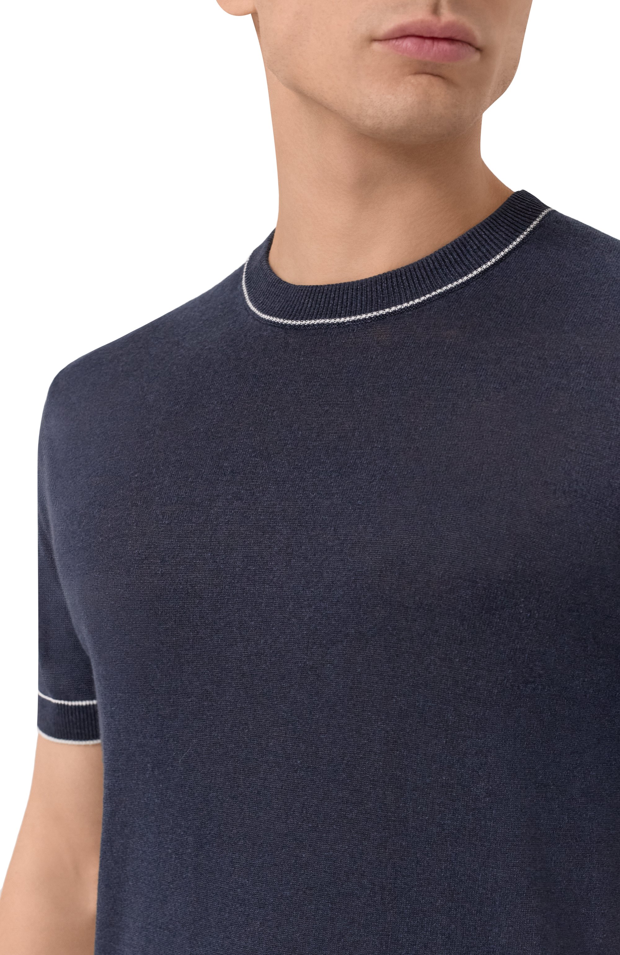 Джемпер изо льна и вискозы BOSS, арт. 50537639, фото 5