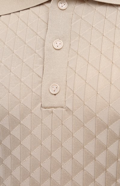 Шелковое поло BOTTEGA VENETA, арт. 682473/V1L00, фото 5