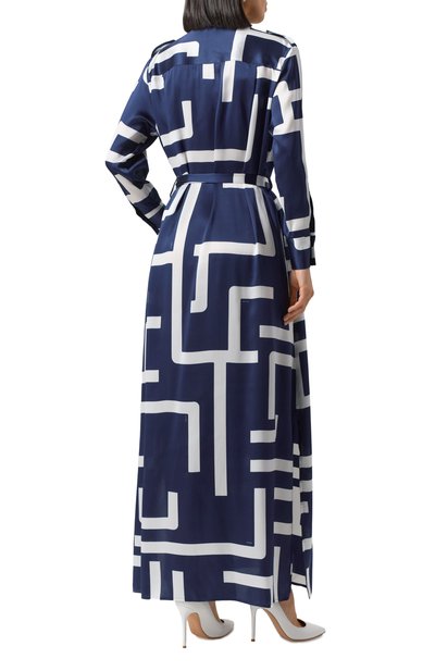 Шелковое платье KITON, арт. D47321K0926E06, фото 4