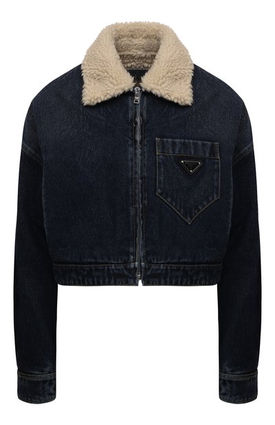 Женская джинсовая куртка PRADA, арт. GFB289-10UJ-F0008-212