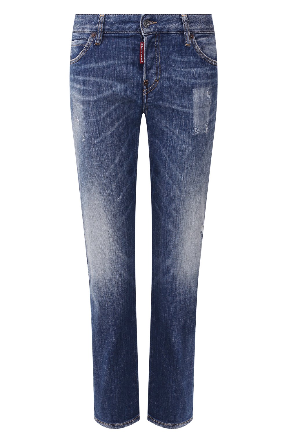 Джинсы DSQUARED2 синего цвета по цене 49450 руб., арт. S75LB0322/S30342, фото 1 Джинсы DSQUARED2, арт. S75LB0322/S30342, фото 1