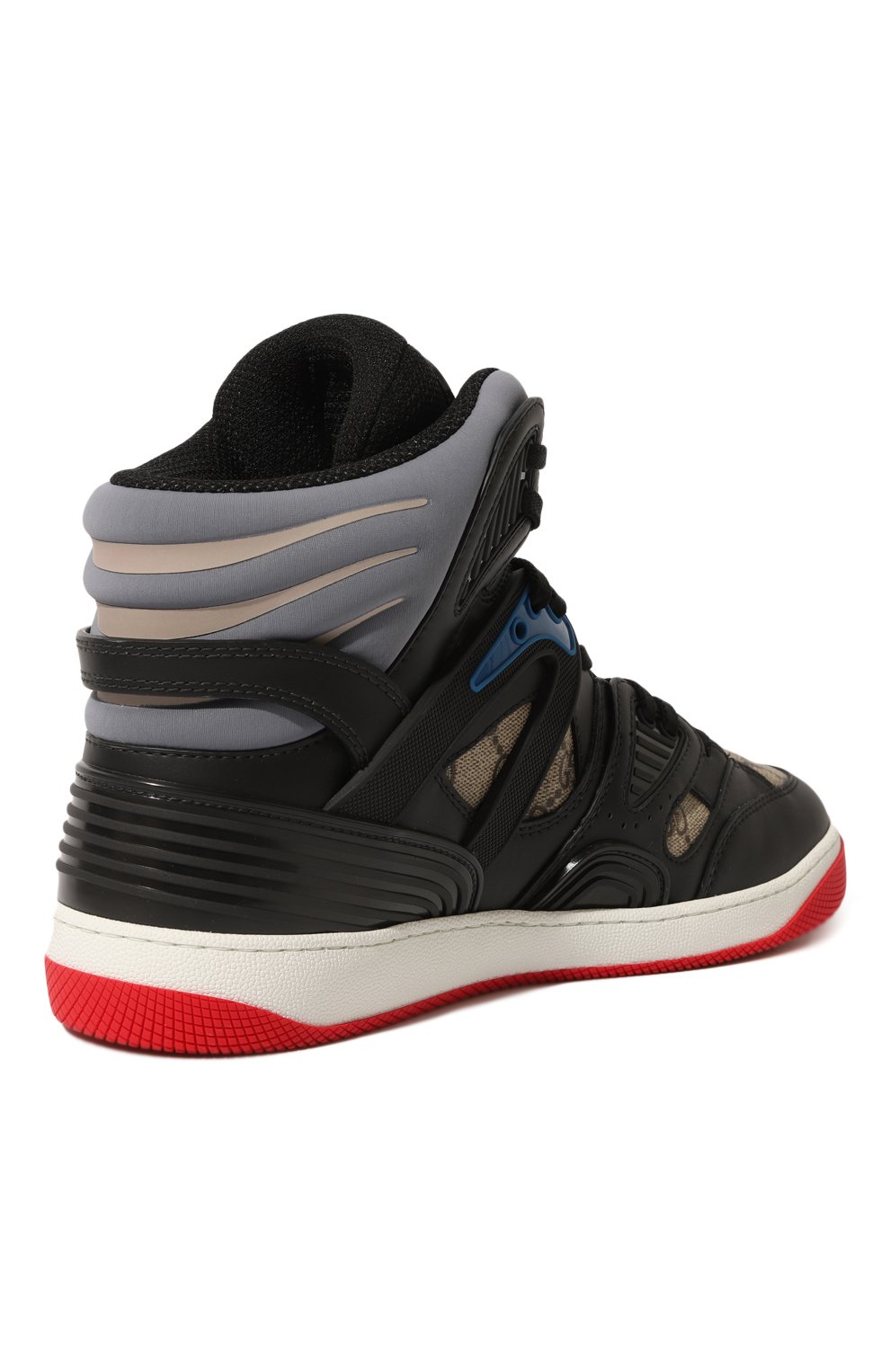 Комбинированные кеды basket GUCCI, арт. 673077 2SHG0, фото 5