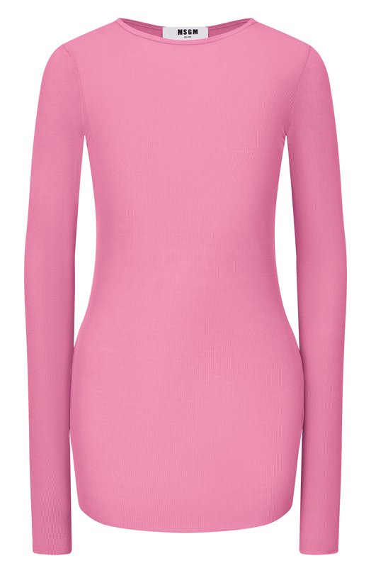 Лонгслив из вискозы MSGM 4041MDM116N/267130 Розовый 4041MDM116N/267130