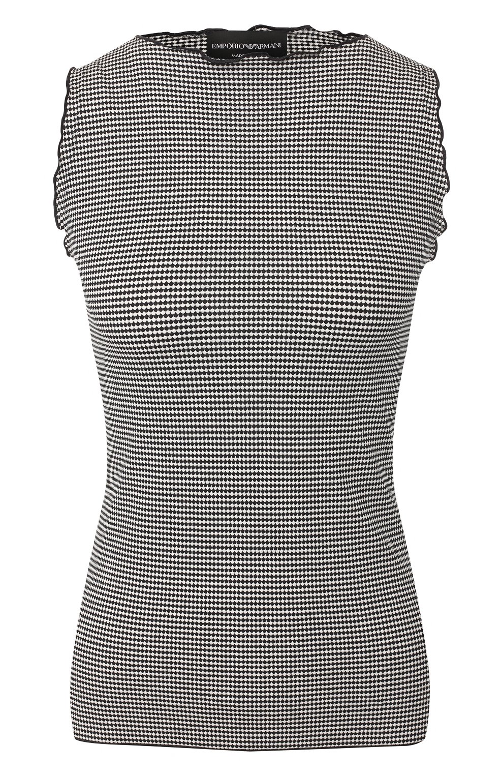 Топ из вискозы EMPORIO ARMANI синего цвета по цене 16900 руб., арт. 3H2K8D/2JL9Z, фото 1 Топ из вискозы EMPORIO ARMANI, арт. 3H2K8D/2JL9Z, фото 1