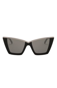 Женские солнцезащитные очки SAINT LAURENT черного цвета, арт. SL 570 002 | Фото 3 (Тип очков: С/з; Нос: Не проставлено; Региональные ограничения белый список (Axapta Mercury): Не проставлено; Материал: Пластик, Металл; Оптика Гендер: оптика-женское; Очки форма: Квадратные)