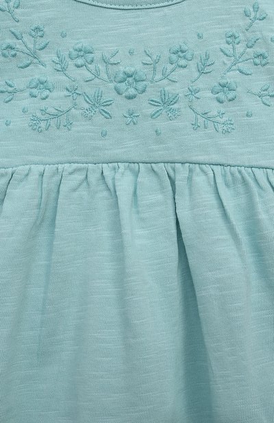 Хлопковый топ BABYBU зеленого цвета по цене 4350 руб., арт. PB2023S22, фото 3 Хлопковый топ BABYBU, арт. PB2023S22, фото 3