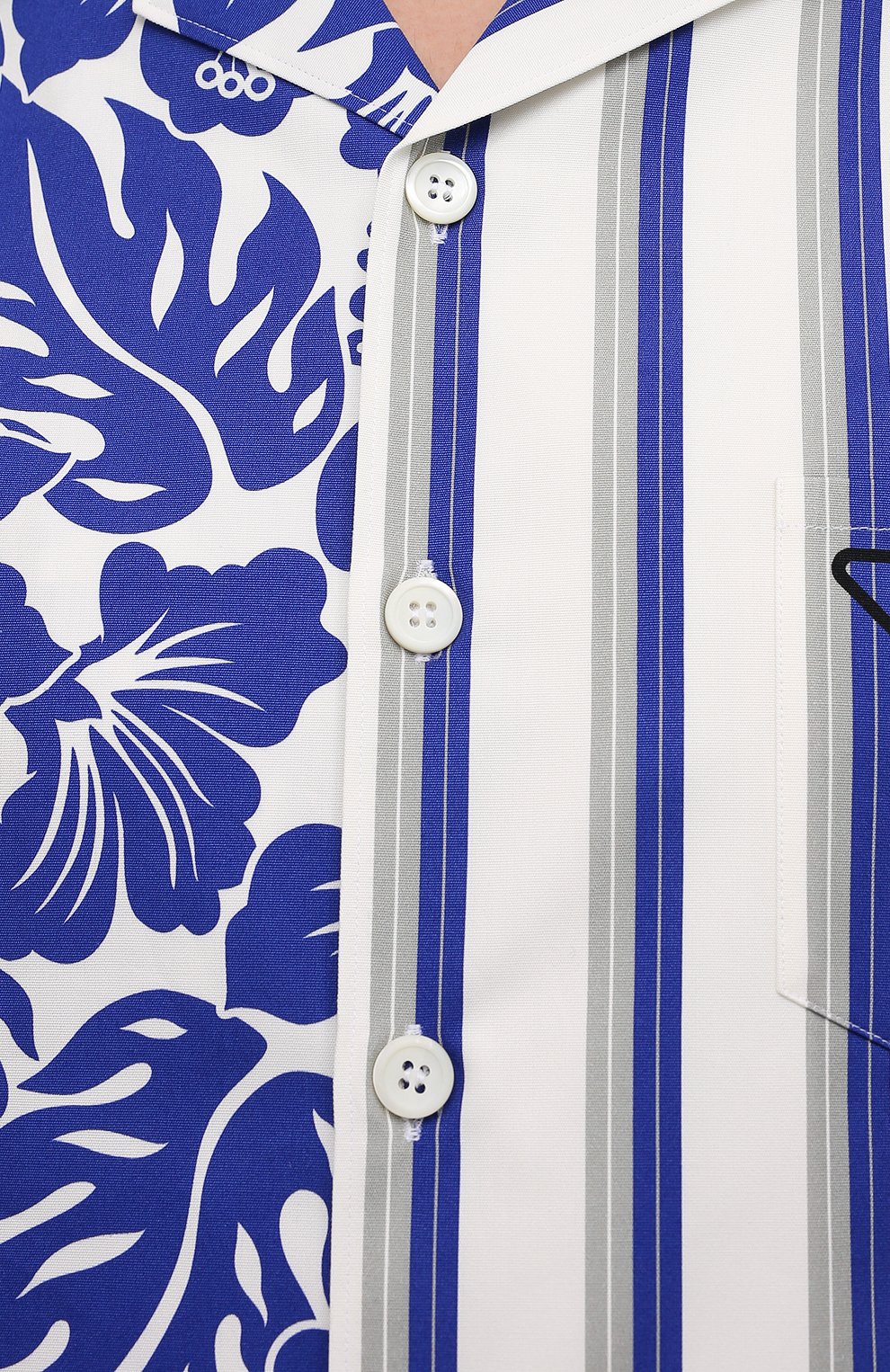 Хлопковая рубашка PRADA, арт. UCS406-1ZTE-F0589-212, фото 5