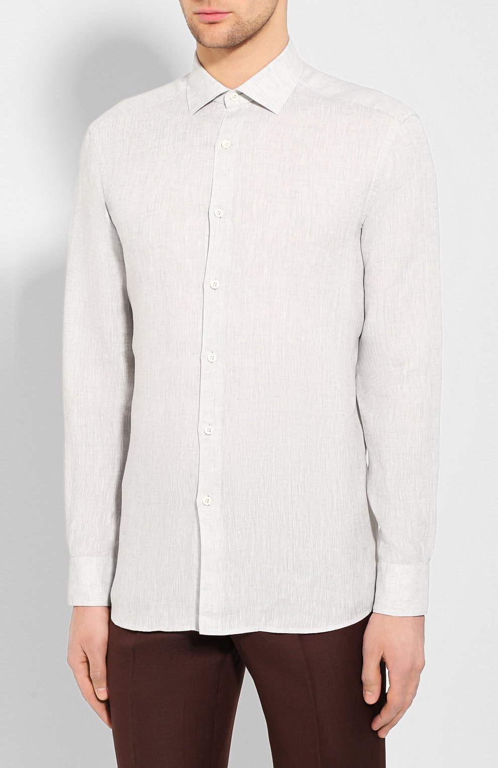 Льняная рубашка ZEGNA, арт. UUX38/SRF5, фото 3